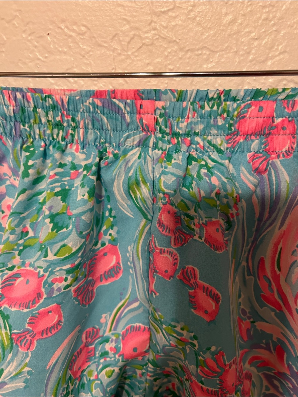🎼Lilly Pulitzer LUXLETIC athletic ocean trail print elastic waist size M GUC - Picture 5 of 14